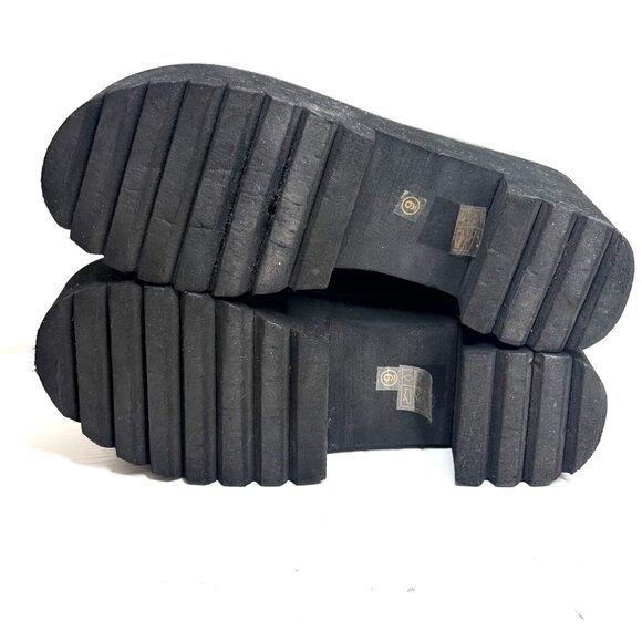 Mary Jane T Strap Gothic Whimsigoth Grundge Punk Academia Platform Heels 9 Black - Picture 8 of 9